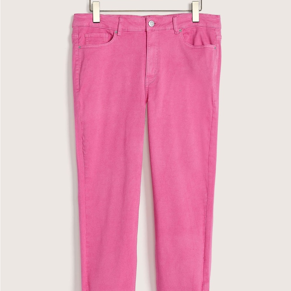 1948 Fit Cropped Denim Jeans, Coloured Wash - d/C JEANS size 20